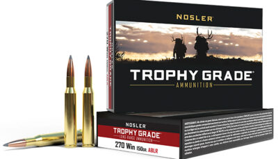 Nosler 60125 Trophy Grade Long-Range 270Win 150gr Nosler Spitzer AccuBond Long Range 20 Per Box/10 Case