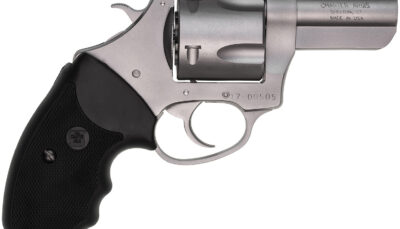 Charter Arms 74520 Pitbull  45 ACP 5rd, 2.50" Matte Stainless Steel Barrel, Cylinder & Frame, Standard Hammer, Finger Grooved Black Rubber Grip