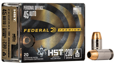 FED PRM HST 45ACP 230GR JHP 20/200