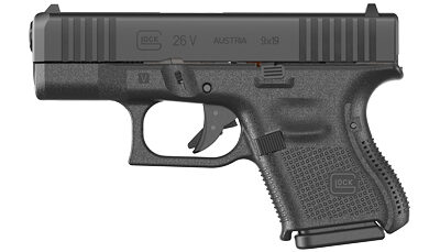 GLOCK 26 (V) 9MM 10RD 3 MAGS FS