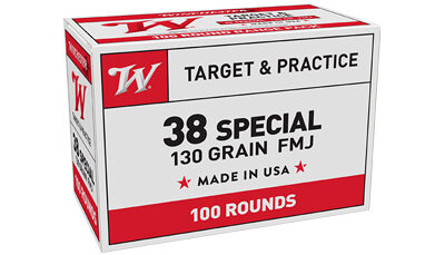 WIN USA TRGT 38SPL 130GR FMJ 100/500