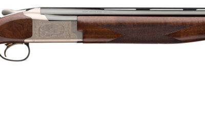 Browning 0180764005 Citori 725 Feather Superlight 12 Gauge 26" Barrel 2.75" 2rd, Blued Barrels, Silver Nitride Finished Engraved Receiver, Black Walnut Straight Grip Stock, Schnabel Forearm