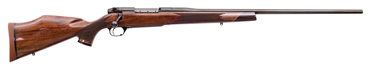 Weatherby MDX01N300WR6O Mark V Deluxe Full Size 300 Wthby Mag 3+1 26" High Gloss Blued Fluted Barrel, Blued Steel Drilled & Tapped Receiver, Gloss Walnut Monte Carlo Stock, Right Hand