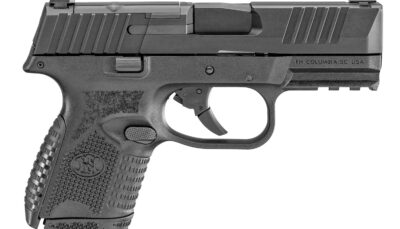 FN 66100572 509C MRD Compact Frame9mm Luger 10+1 3.70" Black Recessed Target Crown Steel Barrel, Black PVD Optic Ready/Serrated Steel Slide & Polymer Frame w/Picatinny Rail,  Ambidextrous