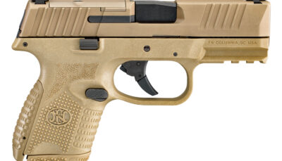 FN 66100575 509C MRD 9mm Luger 10+1 3.70" Black Recessed Target Crown Steel Barrel, Flat Dark Earth PVD Optic Ready/Serrated Steel Slide & Polymer Frame w/Picatinny Rail, Ambidextrous