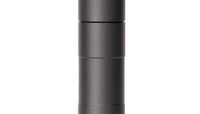 RUGGED SUPPRESSOR OBS0009 Obsidian9 9mm Luger 1.37" Black Cerakote 17-4 Stainless Steel 1/2"-28 tpi