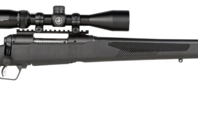 Savage Arms 57595 110 Apex Hunter XP 6.5 PRC 2+1 24", Matte Black Metal, Synthetic Stock, Vortex Crossfire II 3-9x40mm Scope