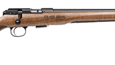 CZ-USA 02373 CZ 457 Royal Full Size 22 LR 5+1 20.50" Black Nitride Black Nitride Steel Receiver Walnut Fixed American Style w/Decorative Forend Tip Stock Right Hand