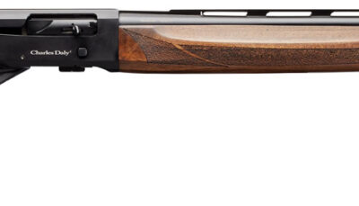 Charles Daly 930202 601  12 Gauge 4+1 3" 28" Vent Rib Barrel, Black Anodized Aluminum Receiver, Checkered Wood Stock & Forend, Includes 5 Choke Tubes