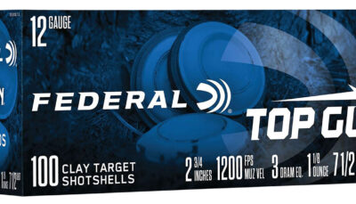 Federal TG1210075 Top Gun 12Gauge 2.75" 1 1/8oz 7.5Shot 100 Per Box/2 Case