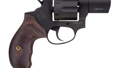 Taurus 2-856021SW 856 Small 38 Special +P 6 Shot 2" Matte Black Alloy Steel Barrel, Cylinder & Frame, Walnut Grip Transfer Bar Safety, Exposed Hammer