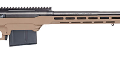 Savage Arms 57698 110 Precision 338 Lapua Mag 5+1 24", Matte Black Rec/Barrel, Flat Dark Earth Cerakote MDT LSS XL Chassis, Polymer Grip, Left Hand