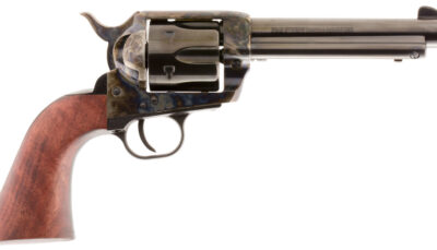 Traditions SAT73048 1873 Froniter 357 Mag 6rd 5.50" Blued Cylinder & Barrel Color Case Hardened Steel Frame Walnut Grip