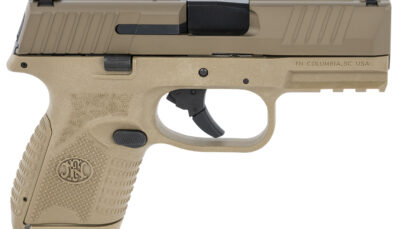 FN 66100819 509 Compact 9mm Luger 3.70" Barrel 10+1, Flat Dark Earth Polymer Frame With Mounting Rail, Flat Dark Earth Stainless Steel Slide, No Manual  Safety