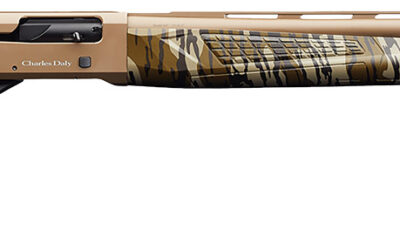 Charles Daly 930271 601  12 Gauge 4+1 3" 28" Vent Rib Barrel, Flat Dark Earth Barrel/Receiver Finish, Mossy Oak Bottomland Stock & Forend, Includes 3 Chokes