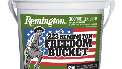 Remington Ammunition 23897 UMC Freedom Bucket 223Rem 55gr Full Metal Jacket 300 Per Box/4 Case
