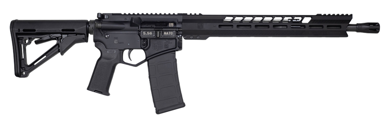 Diamondback DB1731K001 DB15 5.56x45mm 30+1 16" Nitride Treated Steel Barrel w/CNC DBSB-IV Flash Hider, A3 Flattop Upper/Diamondback Black Gold Lower, 15" M-LOK Handguard, Magpul CTR Stock & K2 Grip