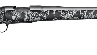 Christensen Arms 8010107400 Mesa FFT 6.5 PRC 4+1 20" Threaded Barrel, Tungsten Gray Cerakote, Black with Gray Webbing Stock