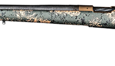 Christensen Arms 8010621300 Ridgeline FFT 300 Win Mag 3+1 22" Carbon Fiber/Threaded Barrel, Burnt Bronze Cerakote, Green with Black/Tan Accents Stock, Left Hand