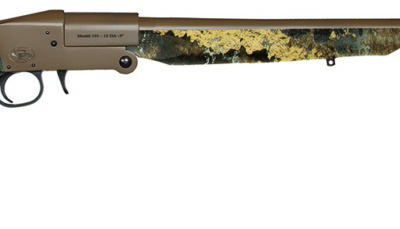 Charles Daly 930338 101  Compact 20 Gauge Break Open 3" 1rd 26" Flat Dark Earth Cerakote Steel Barrel & Receiver, Fixed TrueTimber Prairie Synthetic Stock, Beretta/Benelli Mobil Choke System