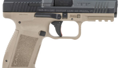 Canik HG7159N Mete SF Compact 9mm Luger 15+1, 4.19" Black Steel Barrel, Black Nitride Optic Ready/Serrated Slide, Flat Dark Earth Polymer Frame w/Beavertail & Picatinny Rail, Ambidextrous
