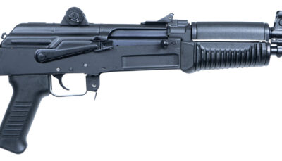 Arsenal SAM7K44 SAM7K  7.62x39mm 5+1 8.50" Black Steel Threaded Barrel, Black Aluminum Forged & Milled Receiver, Black Polymer Grips