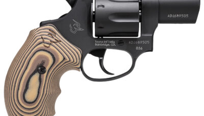 Taurus 2-85621VZ19 856  Small 38 Special 6 Shot 2" Matte Black Carbon Steel Barrel, Cylinder & Frame, Brown VZ Cyclone Grip, Transfer Bar Safety, Exposed Hammer