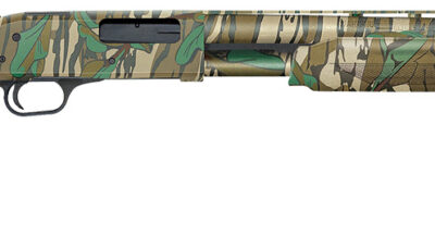 Mossberg 54337 500 Turkey Full Size 20 Gauge Pump 3" 5+1 22" Mossy Oak Greenleaf Vent Rib Barrel, Mossy Oak Greenleaf Optic Ready Receiver, Fixed Mossy Oak Greenleaf Synthetic Stock, Right Hand