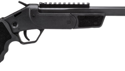 Rossi SSPB9-BK Brawler  45 Colt (LC)/410 Gauge 1rd 9", Black, Textured Rubber Grips, Optic Mount