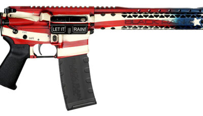 Black Rain Ordnance BROPATAMERICA Spec 15+ Patriot 5.56x45mm NATO 30+1 16", American Flag, 15" Slim M-LOK, Magpul Grip/Carbine Stock