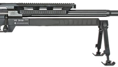 Steyr Arms 610551 HS 50 M1 50 BMG 5+1 35" Black Steel Barrel, Black Mannox Picatinny Rail Steel Receiver, Black Synthetic Adj Chassis Stock, Black Polymer Grip
