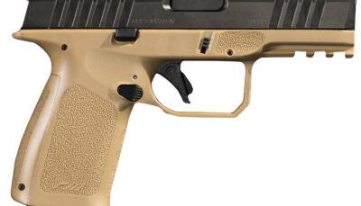 Rost Martin RM1CFDEOSP RM1C  9mm Luger 17+1 4" Black Match Grade Barrel, Black Tenifer Optic Ready/Serrated Steel Slide, Flat Dark Earth Polymer Frame w/Picatinny Rail, Textured Grip, Ambidextrous