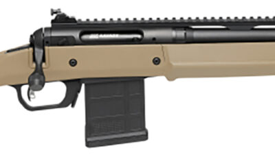 Savage Arms 58194 110 Scout Full Size 450 Bushmaster 5+1 16.50" Matte Black Threaded Barrel, Picatinny Rail Carbon Steel Receiver, Flat Dark Earth Magpul Hunter Synthetic Stock,