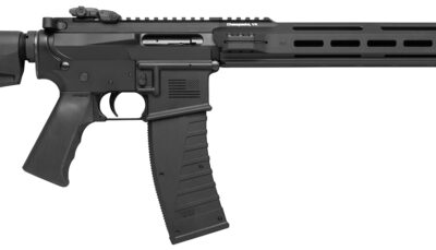 Kriss USA DM22CBL04 DMK22C  Full Size 22 LR 25+1 16.50" Black Nitride Threaded Barrel, Black Aluminum Receiver w/Picatinny Rail, ARCA Swiss Handguard, Black 6 Position Synthetic Stock, Black Polymer G