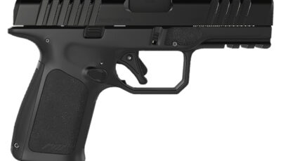 Rost Martin RM1CBLKOSP15 RM1C  9mm Luger 15+1 4" Black Match Grade Barrel, Black Tenifer Optic Ready/Serrated Steel Slide, Black Polymer Frame w/Picatinny Rail, Textured Grip, Ambidextrous