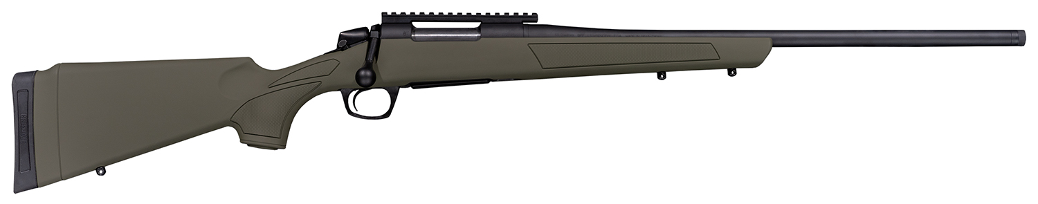 CVA CR3903G Cascade 308 Win 4+1 22" Black Cerakote Steel Threaded Barrel, Black Cerakote Receiver, OD Green Synthetic Stock