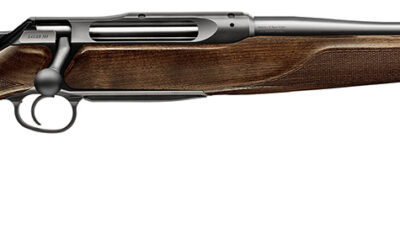 Sauer 80117096 505 Lux Full Size 30-06 Springfield 3+1 22" Matte Blued Threaded Barrel, Matte Blued Saddle Mount Steel Receiver, Grade 5 Wood Fixed Stock