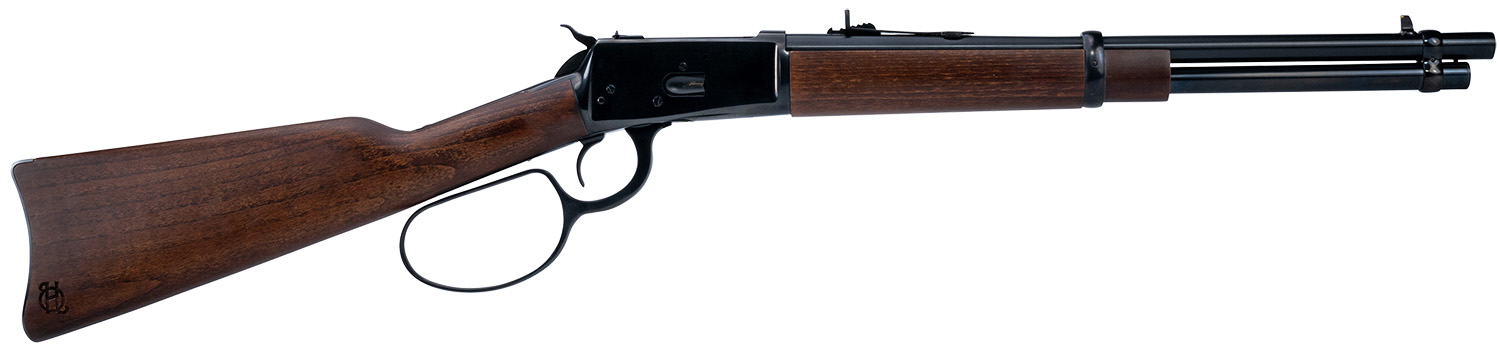 Heritage Mfg H92044161 92 Ranch Hand 44 Mag 8rd 16.50" Black Polished Steel Barrel, Black Polished Alloy Steel Receiver, Fixed Hardwood Stock