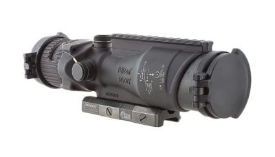 Trijicon 100016 ACOG w/TA75 Mount Matte Black 6x48mm Illuminated Green Horseshoe Dot Reticle