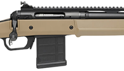 Savage Arms 58190 110 Scout Full Size 300 Blackout 10+1  16.50" Flat Dark Earth Threaded Barrel, Picatinny Rail Carbon Steel Receiver, Magpul Hunter Synthetic Stock