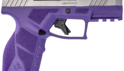Taurus 1-GX2939DP GX2  9mm Luger 13+1 3.37" Matte Stainless Steel Barrel, Matte Serrated Stainless Steel Slide, Dark Purple Polymer Frame w/Picatinny Rail, Polymer Grip