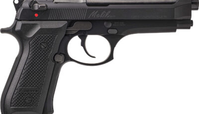 Derya Firearms MELIK9TR Melik  9mm Luger 17+1 4.90" Black Melonite Steel Barrel, Black Melonite Serrated Steel Slide,  Black Aluminum Frame, Black Polymer Grip