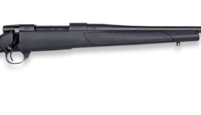 Weatherby VHS65CMR0T Vanguard Obsidian 6.5 Creedmoor 5+1 20" Blued Heavy Threaded Barrel, Blued Drilled & Tapped Steel Receiver, Monte Carlo Black Polymer Stock
