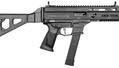 Grand Power 810091152850 Stribog SP9A3G 9mm Luger 8" Black, SB Tactical Brace