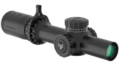 Swampfox Optics THK14241GB Tomahawk II  Black 1-4x24mm 30mm Tube BDC Green Reticle