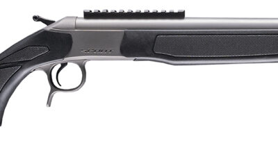 CVA CR4438S Scout Takedown 350 Legend 1rd 22" Stainless Fluted Threaded Barrel, Stainless Steel Receiver w/Picatinny Rail, Adj Comb & LOP Black Synthetic Stock