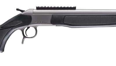 CVA CR4445S Scout Takedown 444 Marlin 1rd 22" Stainless Fluted Threaded Barrel, Stainless Steel Receiver w/Picatinny Rail, Adj Comb & LOP Black Synthetic Stock