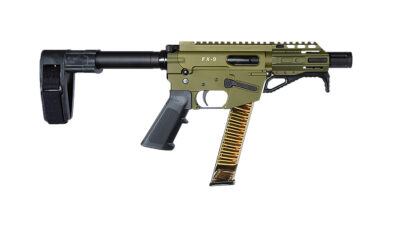 FREEDOM ORDNANCE FX9P4SBM-ODG FX9P  9mm Luger 4" OD Green