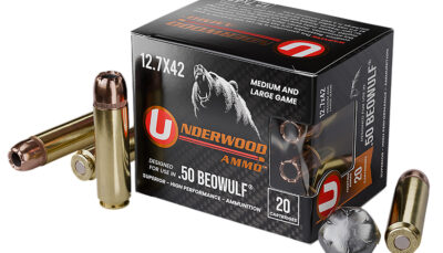 Underwood Ammo 518 XTP  50Beowulf 350gr Jacketed Hollow Point 20 Per Box/10 Case