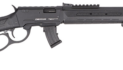 Derya Firearms TM22.LEVER.20 TM22 Lever 22 LR 10+1 20" Black Threaded Barrel, Black Anodized Picatinny Rail Receiver, Black AG w/Extensions Polymer Buttstock